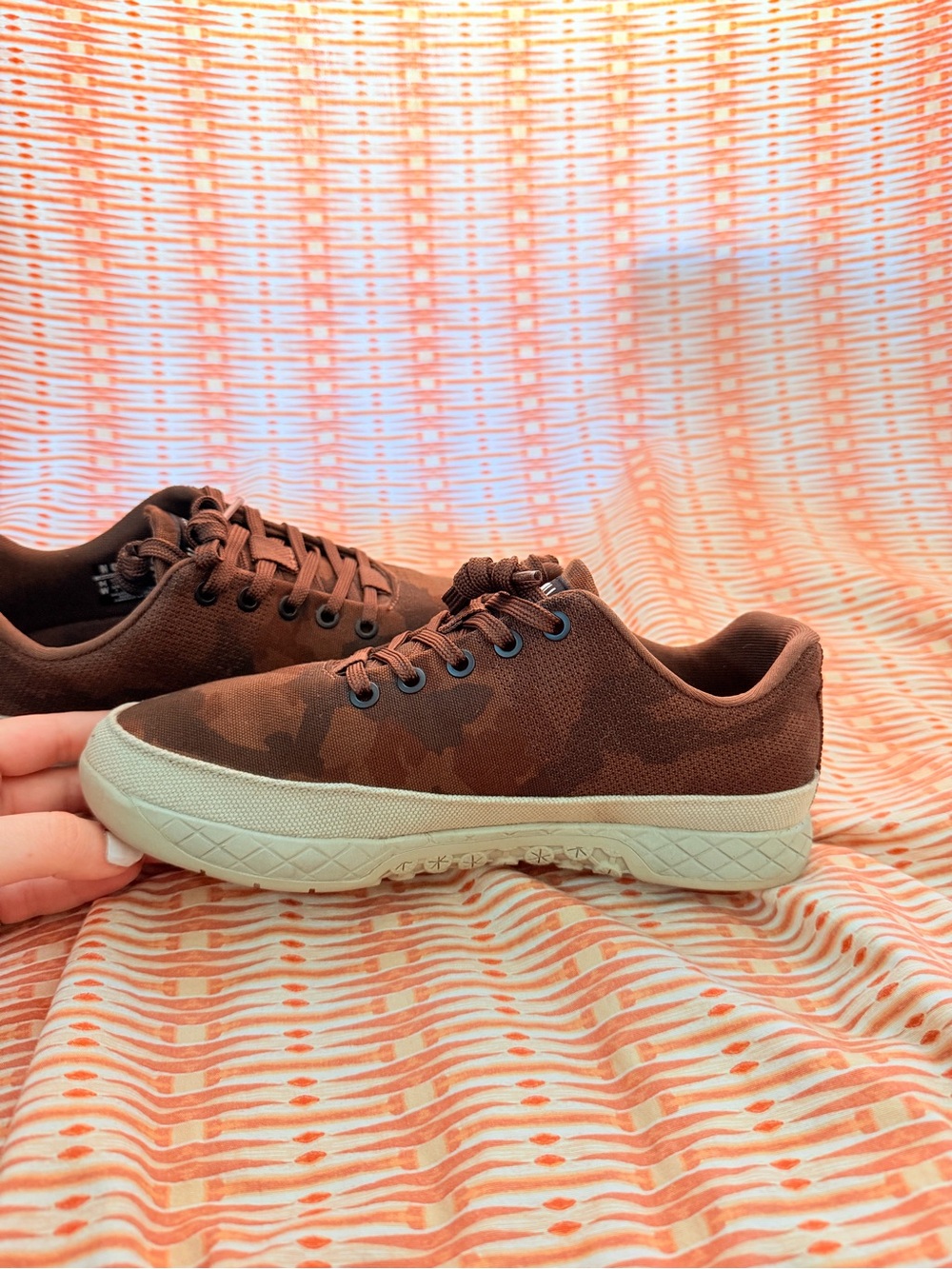 NOBULL Women’s/Men’s Brown Camo Canvas Trainer - Picture 3 of 10